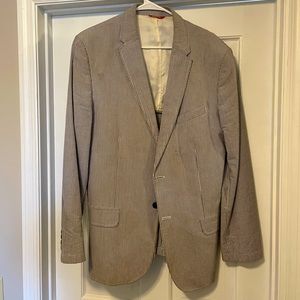 IZOD seersucker blazer size L